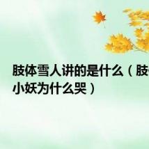 肢体雪人讲的是什么(肢体雪人小妖为什么哭)