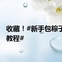 收藏！#新手包粽子极简教程#
