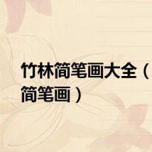 竹林简笔画大全（竹林简笔画）