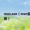 msn.exe（msn安装失败）