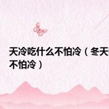 天冷吃什么不怕冷(冬天吃什么不怕冷)
