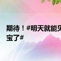期待！#明天就能见到福宝了#