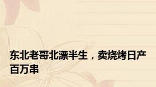 东北老哥北漂半生，卖烧烤日产百万串