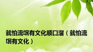 就怕流氓有文化顺口溜（就怕流氓有文化）