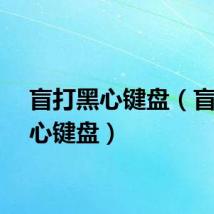 盲打黑心键盘（盲打爱心键盘）