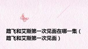 路飞和艾斯第一次见面在哪一集（路飞和艾斯第一次见面）