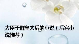 大臣干群皇太后的小说（后宫小说推荐）