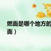 燃面是哪个地方的（燃面）