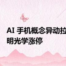 AI 手机概念异动拉升 道明光学涨停