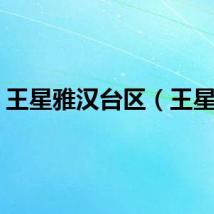 王星雅汉台区（王星雅）