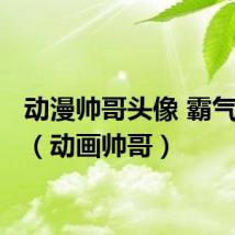 动漫帅哥头像 霸气 冷酷(动画帅哥)