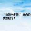 “连涨十多天!” 猪肉价格为何突然起飞？