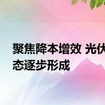 聚焦降本增效 光伏新业态逐步形成