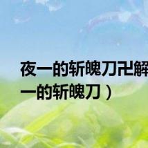 夜一的斩魄刀卍解（夜一的斩魄刀）