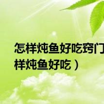 怎样炖鱼好吃窍门（怎样炖鱼好吃）