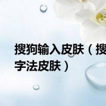 搜狗输入皮肤（搜狗打字法皮肤）