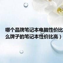 哪个品牌笔记本电脑性价比高(什么牌子的笔记本性价比高)