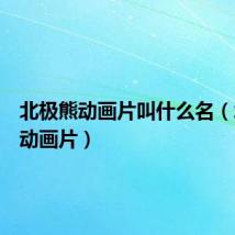 北极熊动画片叫什么名(北极熊动画片)