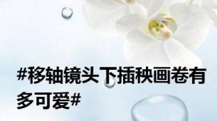 #移轴镜头下插秧画卷有多可爱#