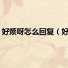 好烦呀怎么回复（好烦）