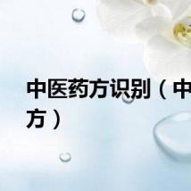 中医药方识别（中医药方）