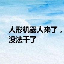 人形机器人来了，工地没法干了