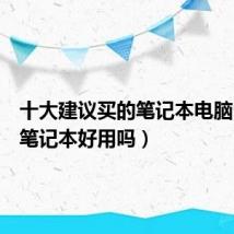 十大建议买的笔记本电脑（苹果笔记本好用吗）
