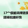 17宀佷腑涓撶敓濮滆悕鍒峰睆鑳屽悗
