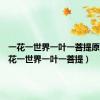 一花一世界一叶一菩提原文（一花一世界一叶一菩提）