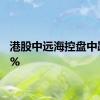 港股中远海控盘中跌超5%