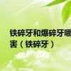 铁碎牙和爆碎牙哪个厉害（铁碎牙）