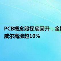 PCB概念股探底回升,金禄电子、威尔高涨超10%