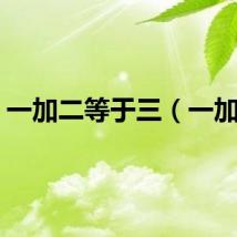 一加二等于三（一加二）