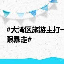 #大湾区旅游主打一个极限暴走#