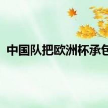 中国队把欧洲杯承包了