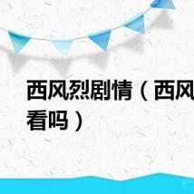 西风烈剧情（西风烈好看吗）