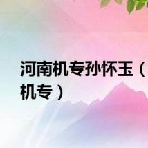 河南机专孙怀玉（河南机专）