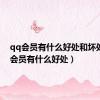qq会员有什么好处和坏处（qq会员有什么好处）
