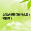 上花轿呀抬花轿什么歌（逼上花轿的贼）