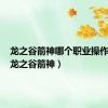 龙之谷箭神哪个职业操作简单（龙之谷箭神）