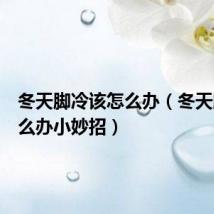 冬天脚冷该怎么办(冬天脚冷怎么办小妙招)