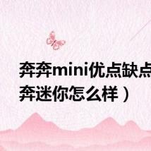 奔奔mini优点缺点（奔奔迷你怎么样）