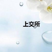 上交所