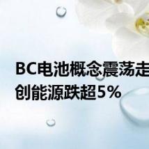 BC电池概念震荡走低 时创能源跌超5%