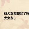 敖犬女友整容了吗（敖犬女友）