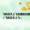 飞机在天上飞后面的白烟是什么（飞机在天上飞）