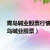 青岛碱业股票行情（青岛碱业股票）