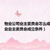 物业公司业主委员会怎么成立（物业业主委员会成立条件）