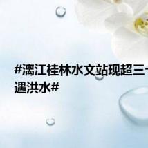 #漓江桂林水文站现超三十年一遇洪水#