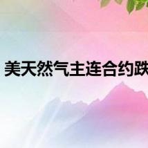 美天然气主连合约跌2%